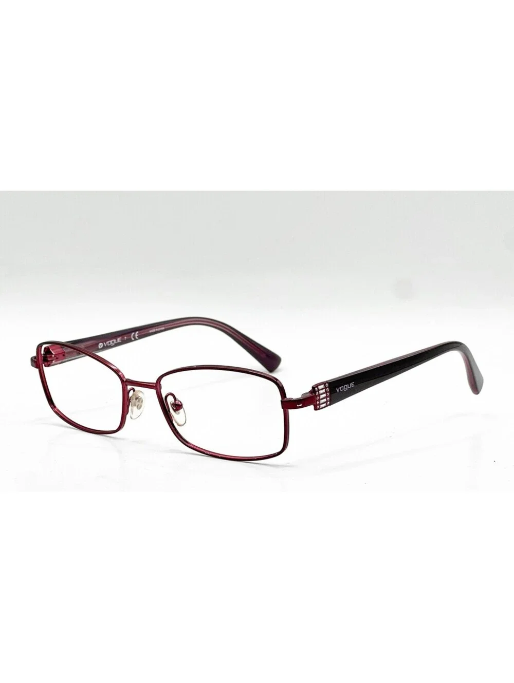 Vogue VO 3961-B 717-S Burgundy Rectangle Authentic Eyeglass Frames 52-17